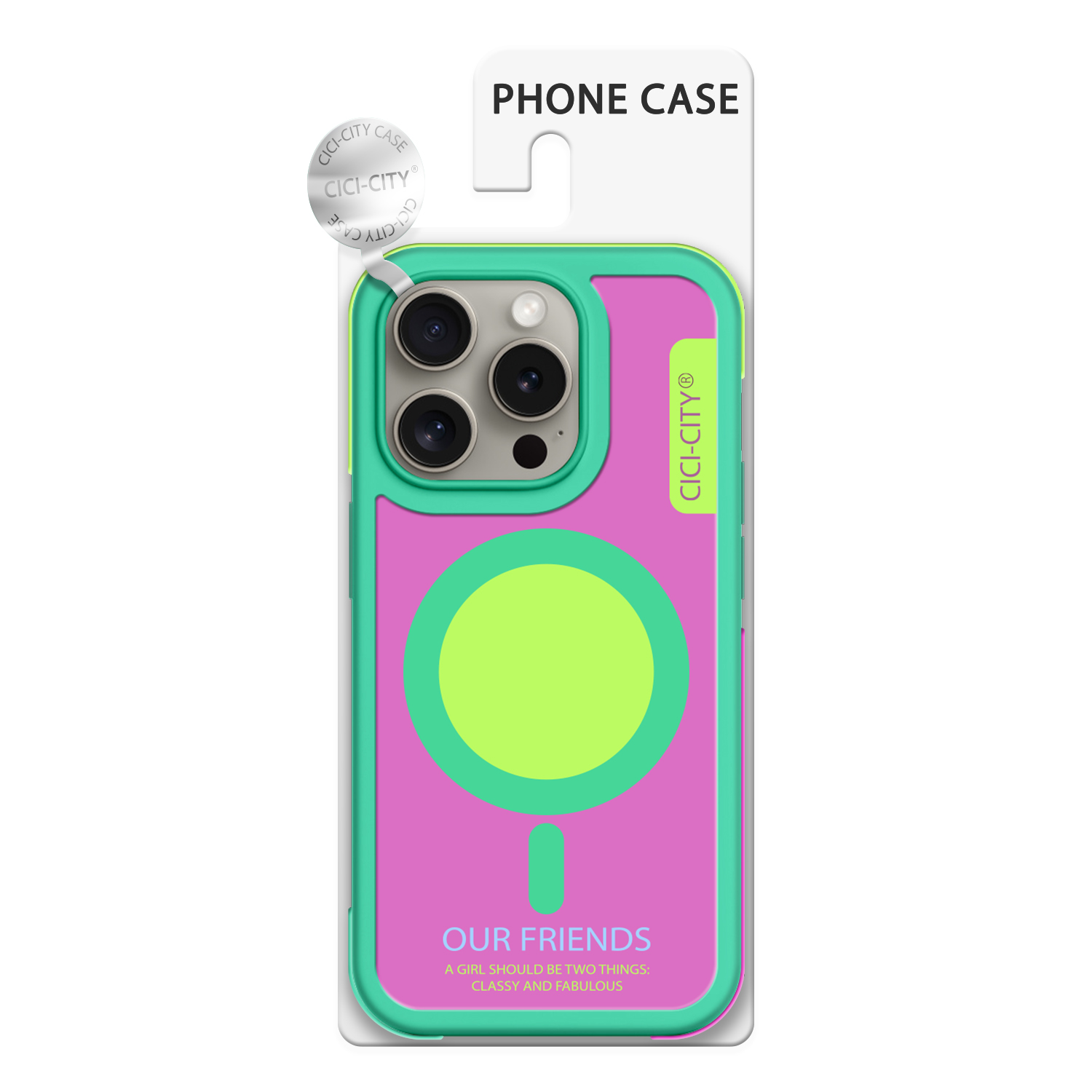 Калъф за iPhone 16 Pro Max – CiCi Color Bumper MagSafe