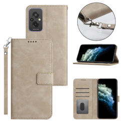 Калъф Exclusive Wallet Apple iPhone 16e /бежов/