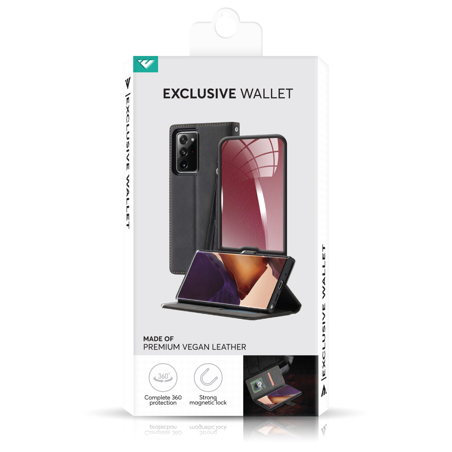Кожен калъф за Xiaomi Redmi 15 4G – Exclusive Wallet – Лилав