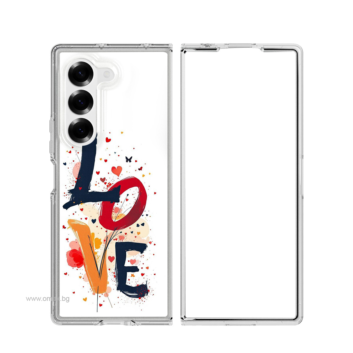 Калъф LOVE-Splash Samsung Z Fold 6 /Love letters/