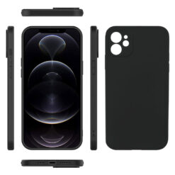 Калъф Silicone Matt Apple iPhone 17 Pro /черен/