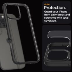 Калъф SPIGEN Ultra Hybrid Apple iPhone 17 Pro /черен мат/ – ACS10343