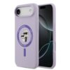 Karl Lagerfeld Калъф Apple iPhone 17 Air, Liquid Silicone K/C MagSafe /лилав/ – KLHMP17MSCMKCRHU
