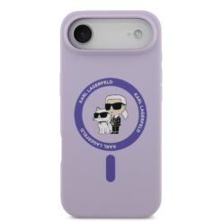 Karl Lagerfeld Калъф Apple iPhone 17 Air, Liquid Silicone K/C MagSafe /лилав/ – KLHMP17MSCMKCRHU