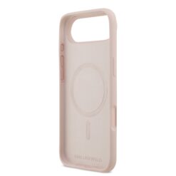 Karl Lagerfeld Калъф за iPhone 17 Air, Liquid Silicone K/C MagSafe /розов/ – KLHMP17MSCMKCRHP