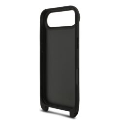 Karl Lagerfeld Калъф Apple iPhone 17 Air, Saffiano Metal K/C + Crossbody Strap /черен/ – KLHCP17MSAKCPBK