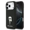 Karl Lagerfeld Калъф за iPhone 17 Pro, Liquid Silicone K/C MagSafe /черен/ – KLHCP17LSMHKNPK