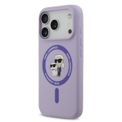 Karl Lagerfeld Калъф за iPhone 17 Pro, Liquid Silicone K/C MagSafe