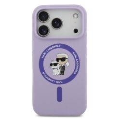 Karl Lagerfeld Калъф Apple iPhone 17 Pro Max, Liquid Silicone K/C MagSafe /лилав/ – KLHMP17XSCMKCRHU