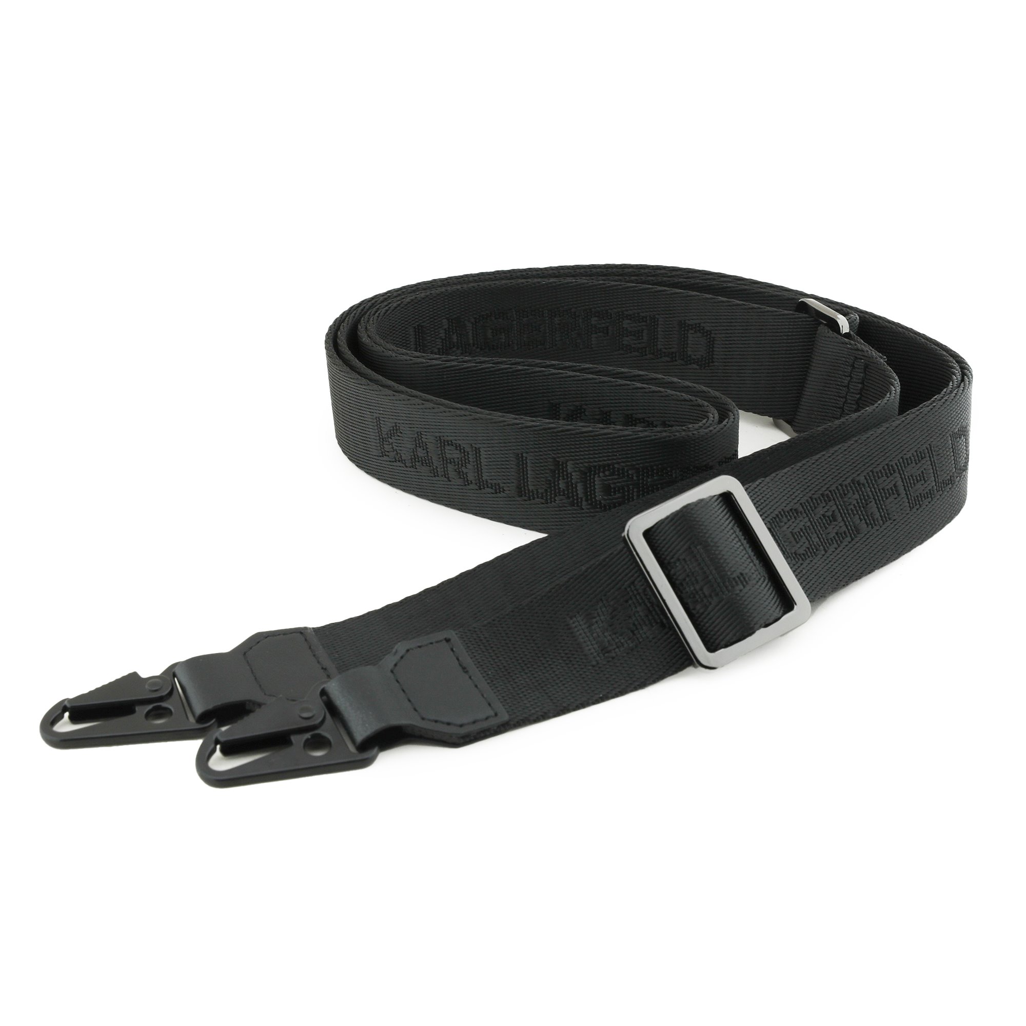 Karl Lagerfeld Калъф Apple iPhone 17, Saffiano Metal K/C + Crossbody Strap /черен/ – KLHCP17SSAKCPBK