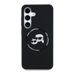 Karl Lagerfeld Калъф за Samsung S25 – Plus Liquid Silicone K&CH Heads MagSafe