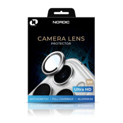 Лещи за камера на iPhone 14 Plus /сребристи/ NORDIC