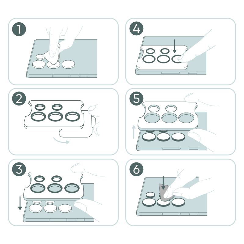 Лещи за камера iPhone 15/15 Plus /розови/ NORDIC