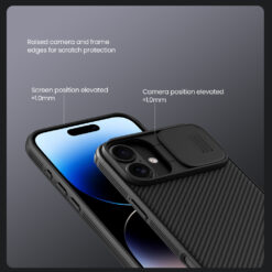 NILLKIN Калъф за iPhone 16 Pro Camshield Pro /черен/