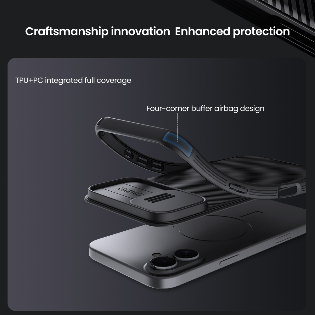 NILLKIN Калъф за iPhone 16 Pro Max Camshield Pro