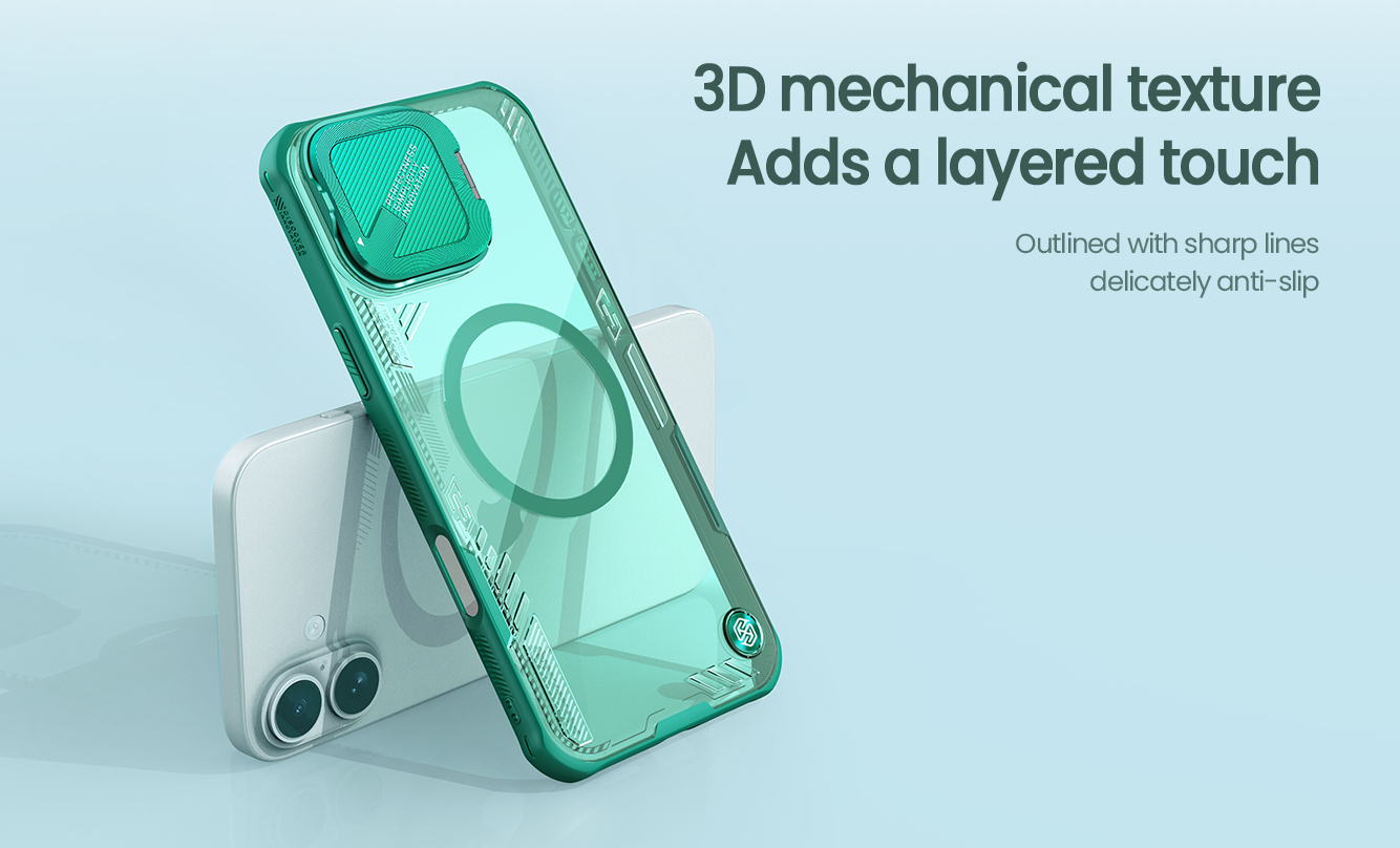 NILLKIN Калъф за iPhone 16 Pro Max, Iceblade Prop Aramid Magnetic, черен