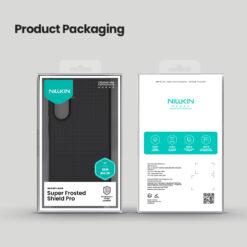 NILLKIN Калъф за iPhone 16 Pro Max, Super Frosted Shield, син