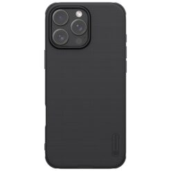 NILLKIN Калъф за iPhone 16 Pro, Super Frosted Shield, черен