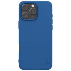 NILLKIN Калъф за iPhone 16 Pro, Super Frosted Shield, син