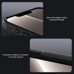 NILLKIN Калъф Apple iPhone 16e, Camshield Pro, черен