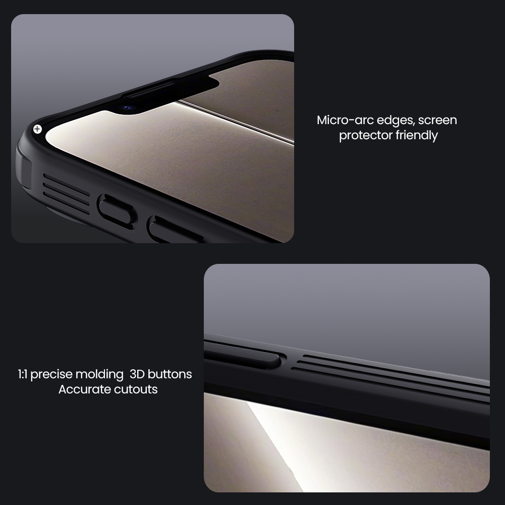 NILLKIN Калъф Apple iPhone 16e, Camshield Pro, черен