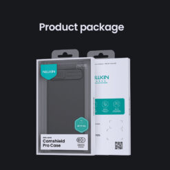 NILLKIN Калъф Apple iPhone 16e, Camshield Pro, черен