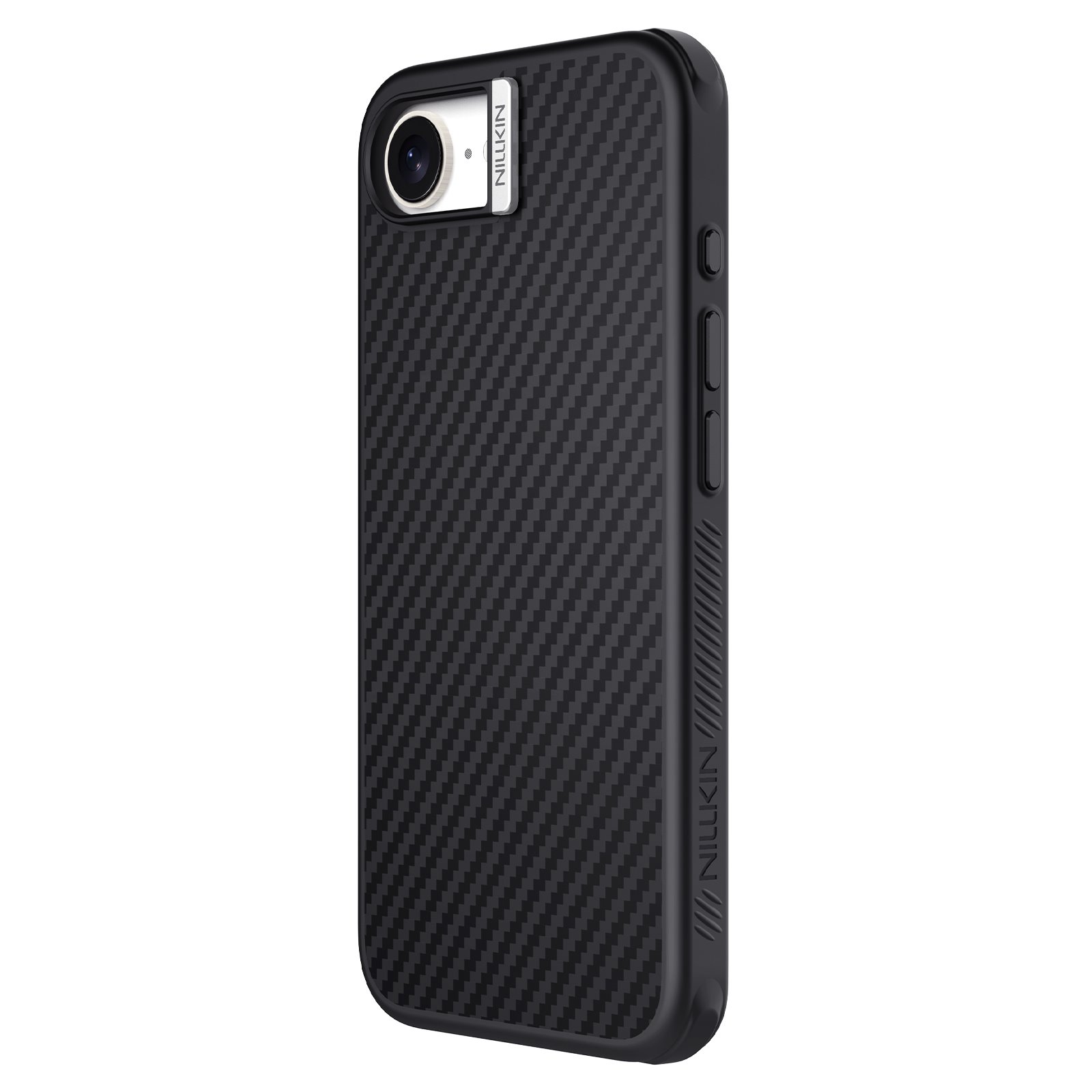 NILLKIN Калъф за iPhone 16e, Synthetic Fiber PRO MagSafe Hard