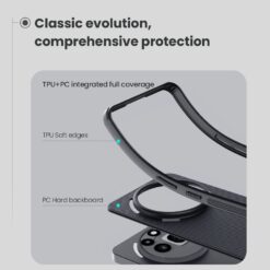 NILLKIN Калъф за Nothing Phone 3a Pro, Super Frosted Shield /черен/