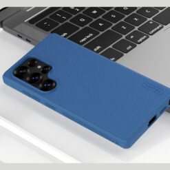 NILLKIN Калъф за Samsung S25, Super Frosted Shield Pro, син