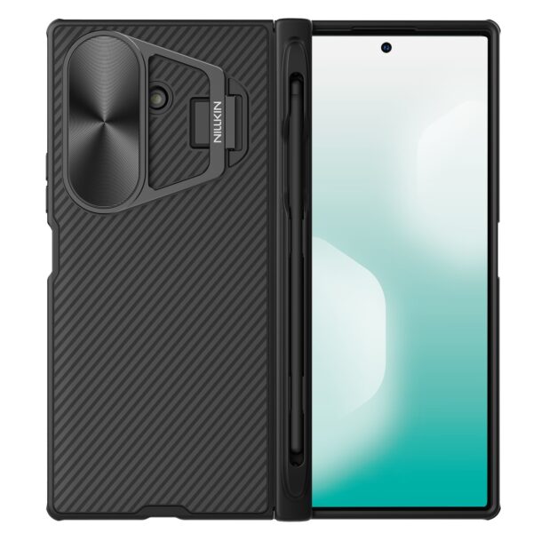 NILLKIN Калъф Samsung Z Fold 7, Camshield Prop MagSafe Pen Slot, черен