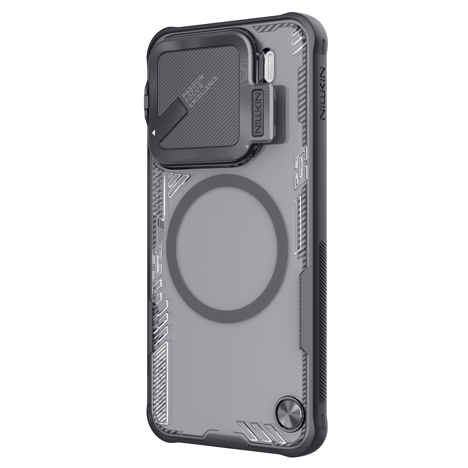 NILLKIN Калъф за Xiaomi 15, Iceblade Prop Aramid Magnetic, черен