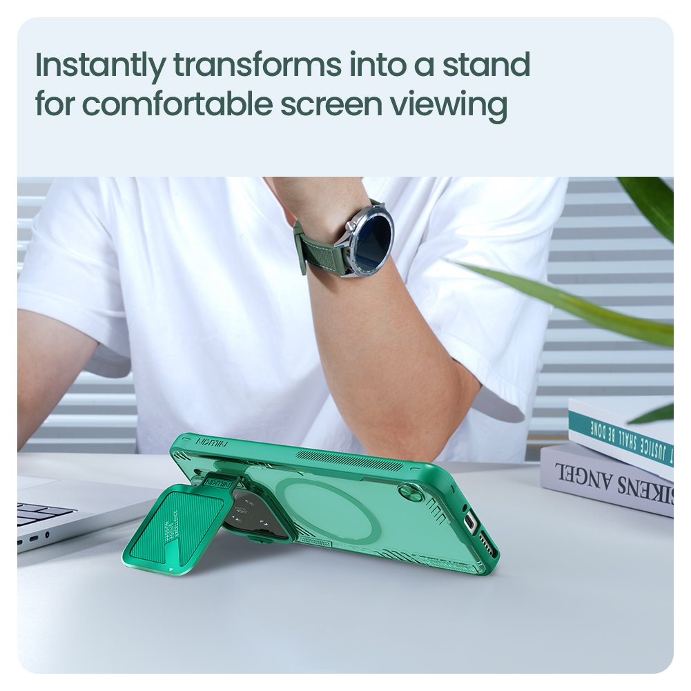 NILLKIN Калъф за Xiaomi 15, Iceblade Prop Aramid Magnetic, черен