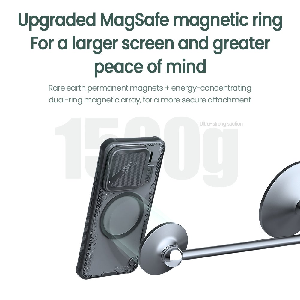 NILLKIN Калъф за Xiaomi 15, Iceblade Prop Aramid Magnetic, черен