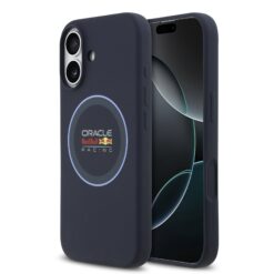 Red Bull Калъф за  iPhone 17, Liquid Silicone Blue Ring