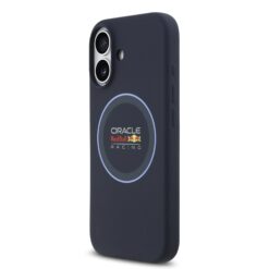 Red Bull Калъф за  iPhone 17, Liquid Silicone Blue Ring