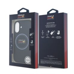 Red Bull Калъф за  iPhone 17, Liquid Silicone Blue Ring