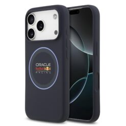 Red Bull Калъф Apple iPhone 17 Pro, Liquid Silicone Blue Ring MagSafe, син – RBHMP17L24SIILVB