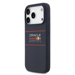 Red Bull Калъф за iPhone 17 Pro, Silicone Horizontal Logo MagSafe, син – RBHMP17L24SIHSRV