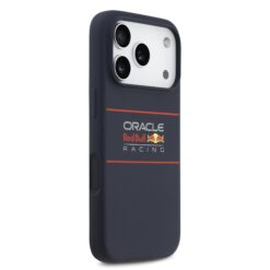 Red Bull Калъф за iPhone 17 Pro, Silicone Horizontal Logo MagSafe, син – RBHMP17L24SIHSRV