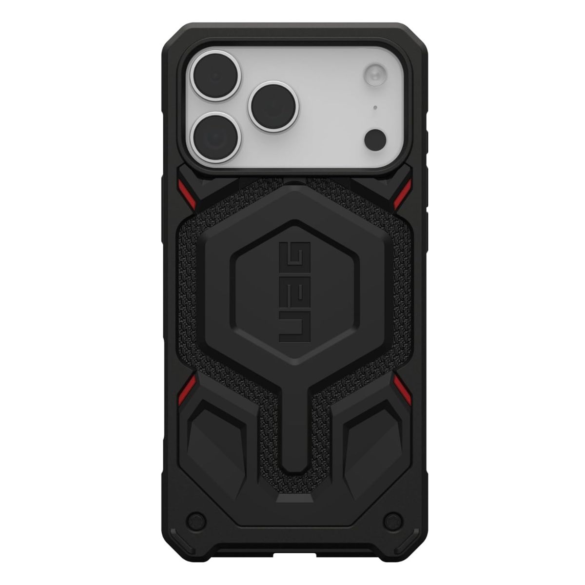 UAG Калъф Apple iPhone 17 Pro Max, Monarch Pro, черен кевлар