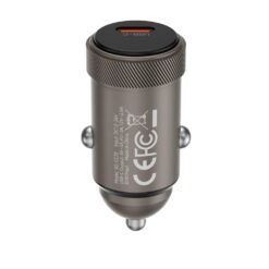 XO Зарядно устройство за автомобил 12V, 30W, 1C, Mini Metal CC70 /черен/
