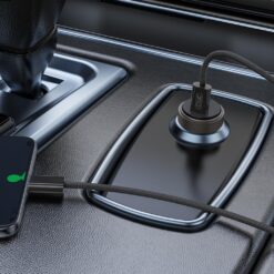 XO Зарядно устройство за автомобил 12V, 30W, 1C, Mini Metal CC70 /черен/