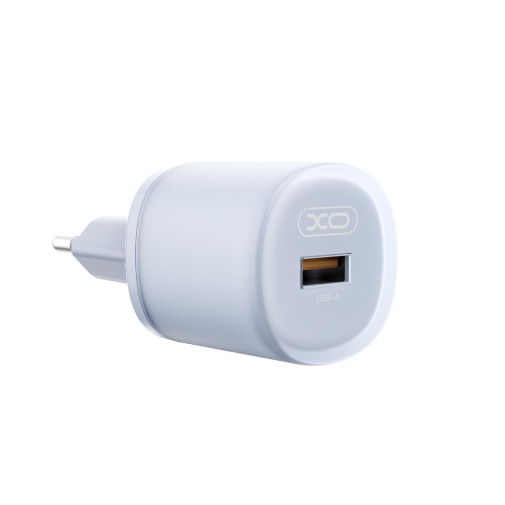 XO Зарядно устройство 220V 18W, USB-A L157 /син/