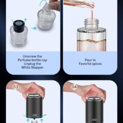 Ароматизатор за автомобил colorful lights + starry sky top CZ022/черен/ XO