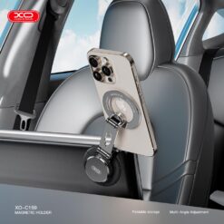 XO магнитна стойка за телефон Magnetic 360 rotating stand с лепяща основа C159 /графитен/