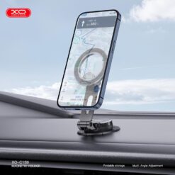 XO магнитна стойка за телефон Magnetic 360 rotating stand с лепяща основа C159 /графитен/