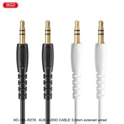 XO Аудио кабел AUX, 1м, NB-R270 /черен/