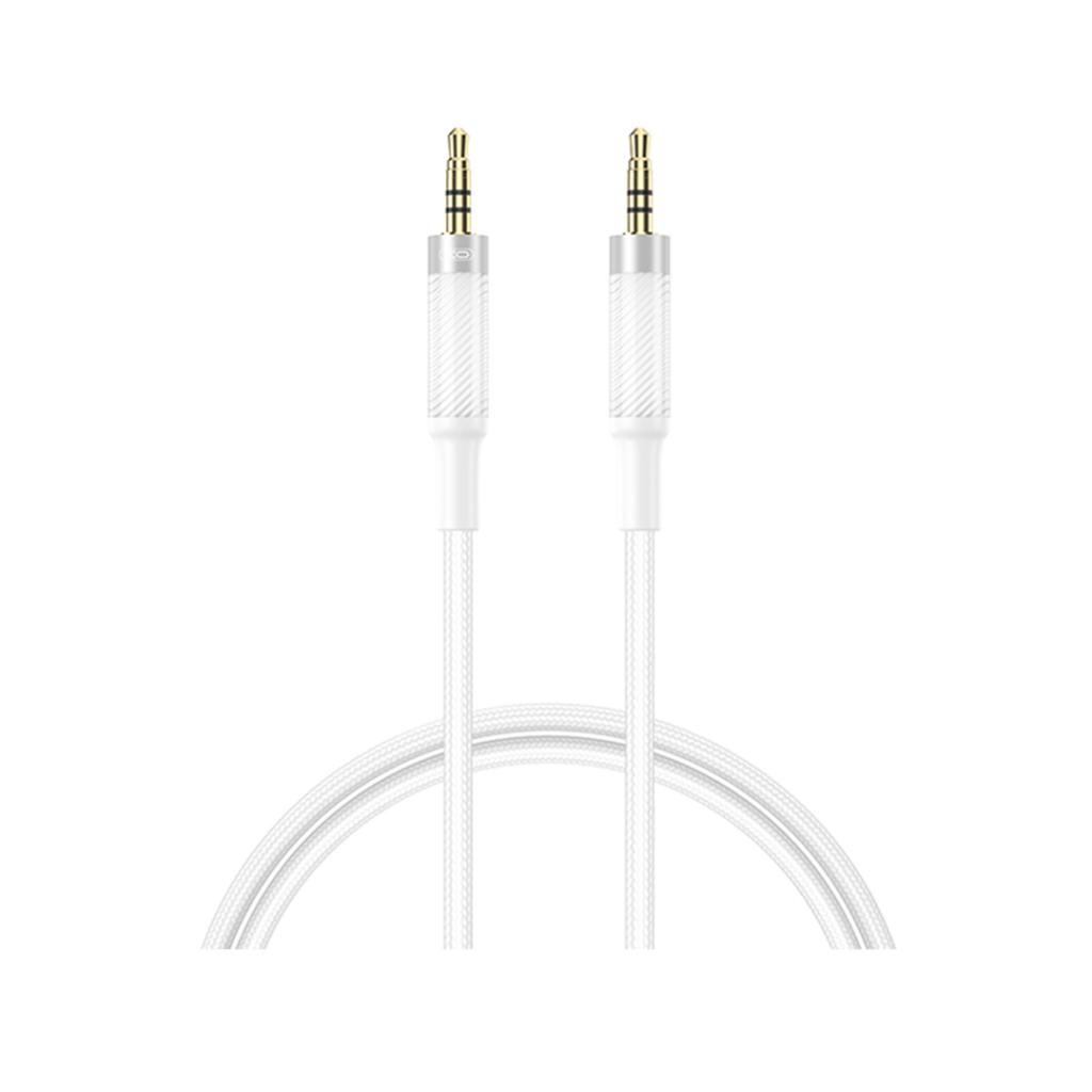 XO Аудио кабел AUX, 1м, NB-R279C /бял/