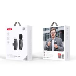 XO Безжичен микрофон, Type-C, AI Noice-reduction, WIreless MKF08A /черен/
