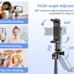 XO Селфи стик, Tripod Stand Mini SS21, Bluetooth /черен/